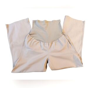 Motherhood Maternity Cream Pants Size Petite Small (PS)